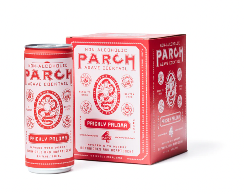 Parch Prickly Paloma Non-Alcoholic Cocktail 4 pack