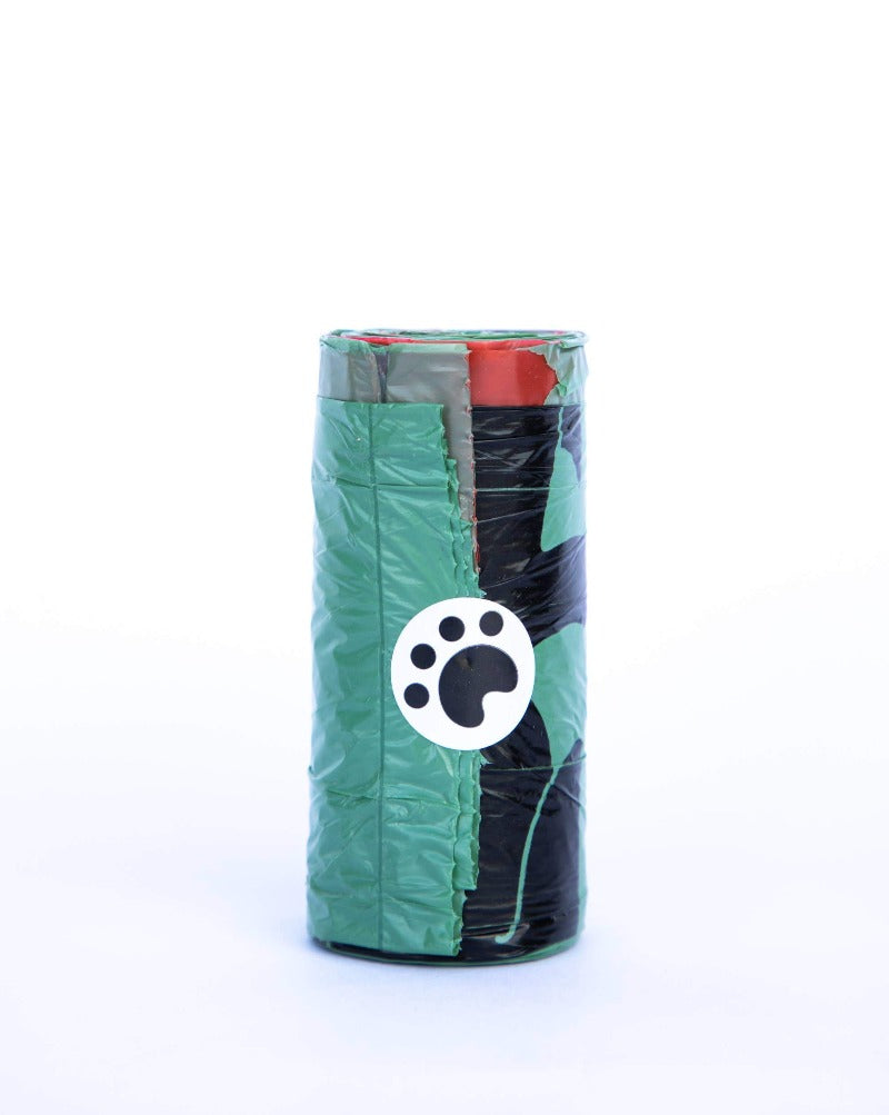 Biodegradable Drawstring Closure Dog Poop Bag 15 Bags/Roll