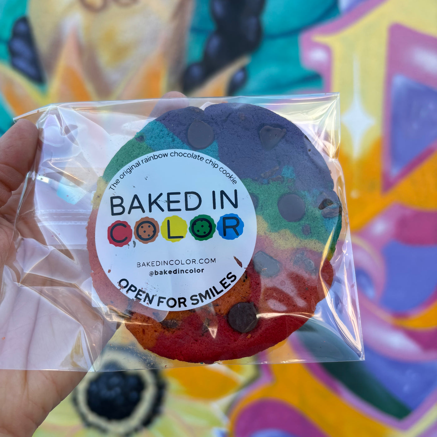 Baked in Color Rainbow Pride Cookie