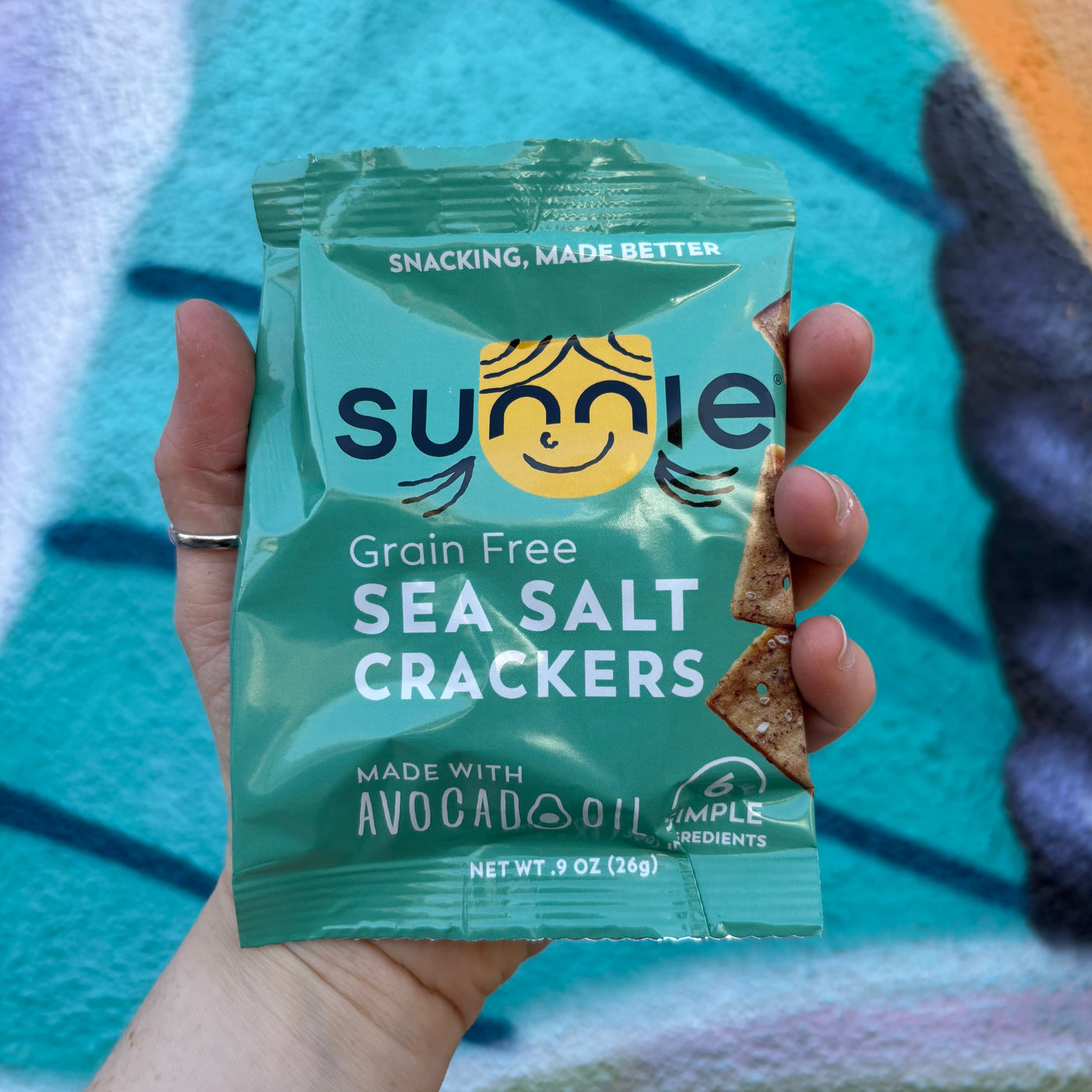 Sunnie Sea Salt Grain Free Crackers
