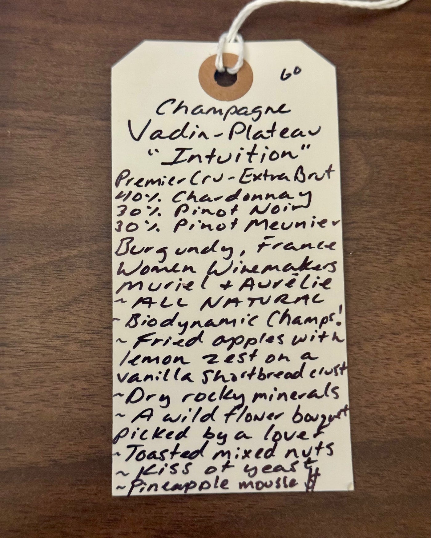 Vadin-Plateau Intuition Champagne Extra Brut