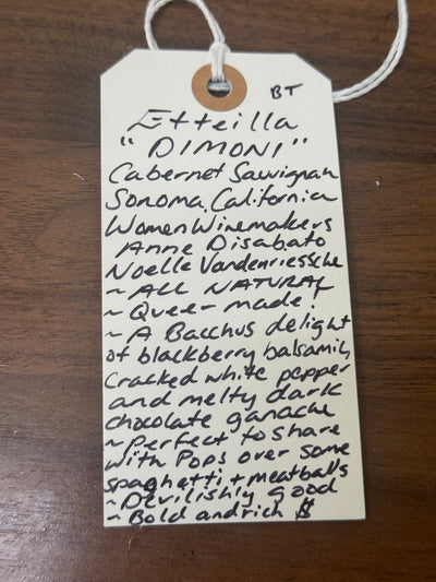 Etteilla Wines Dimoni Cabernet