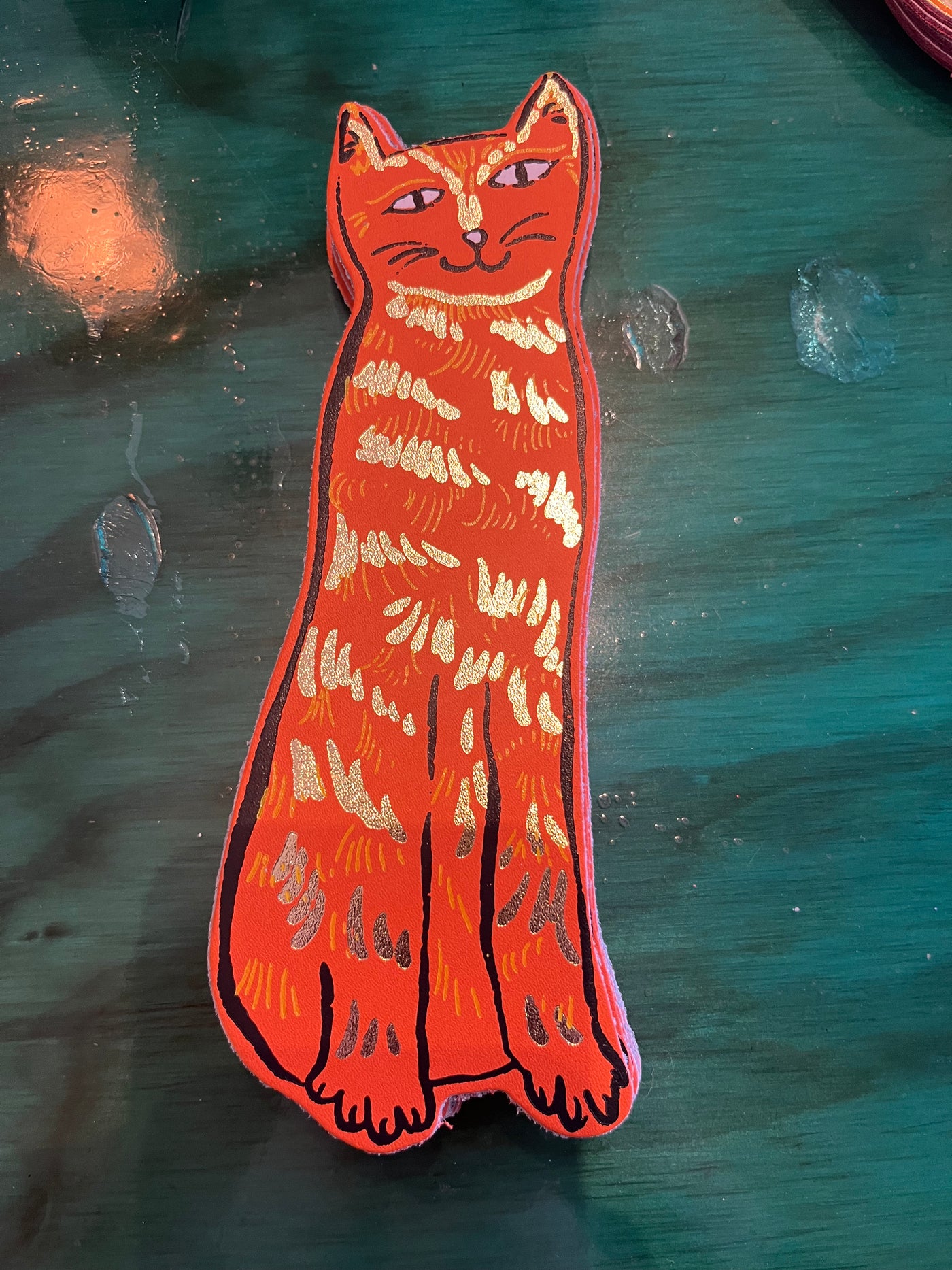 Ark Cat Bookmarks - Orange