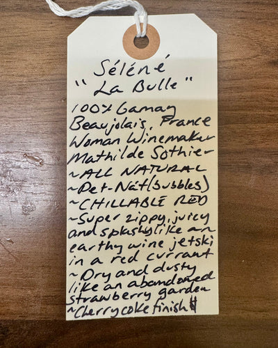 Séléné La Bulle Pét-Nat