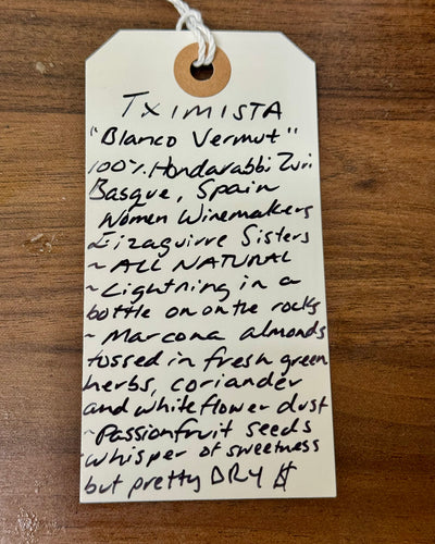 Tximista Blanco Vermut