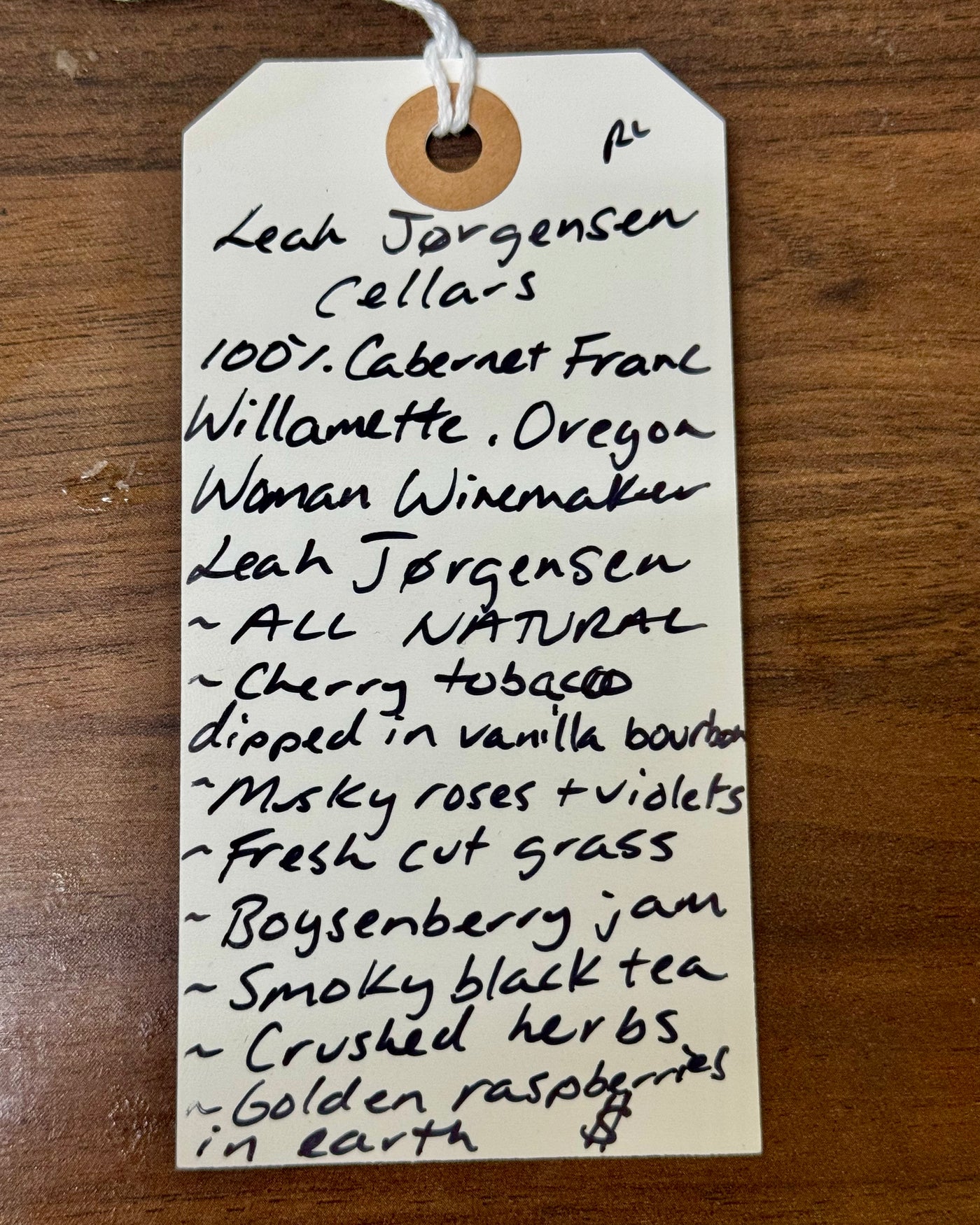 Leah Jørgensen Cabernet Franc