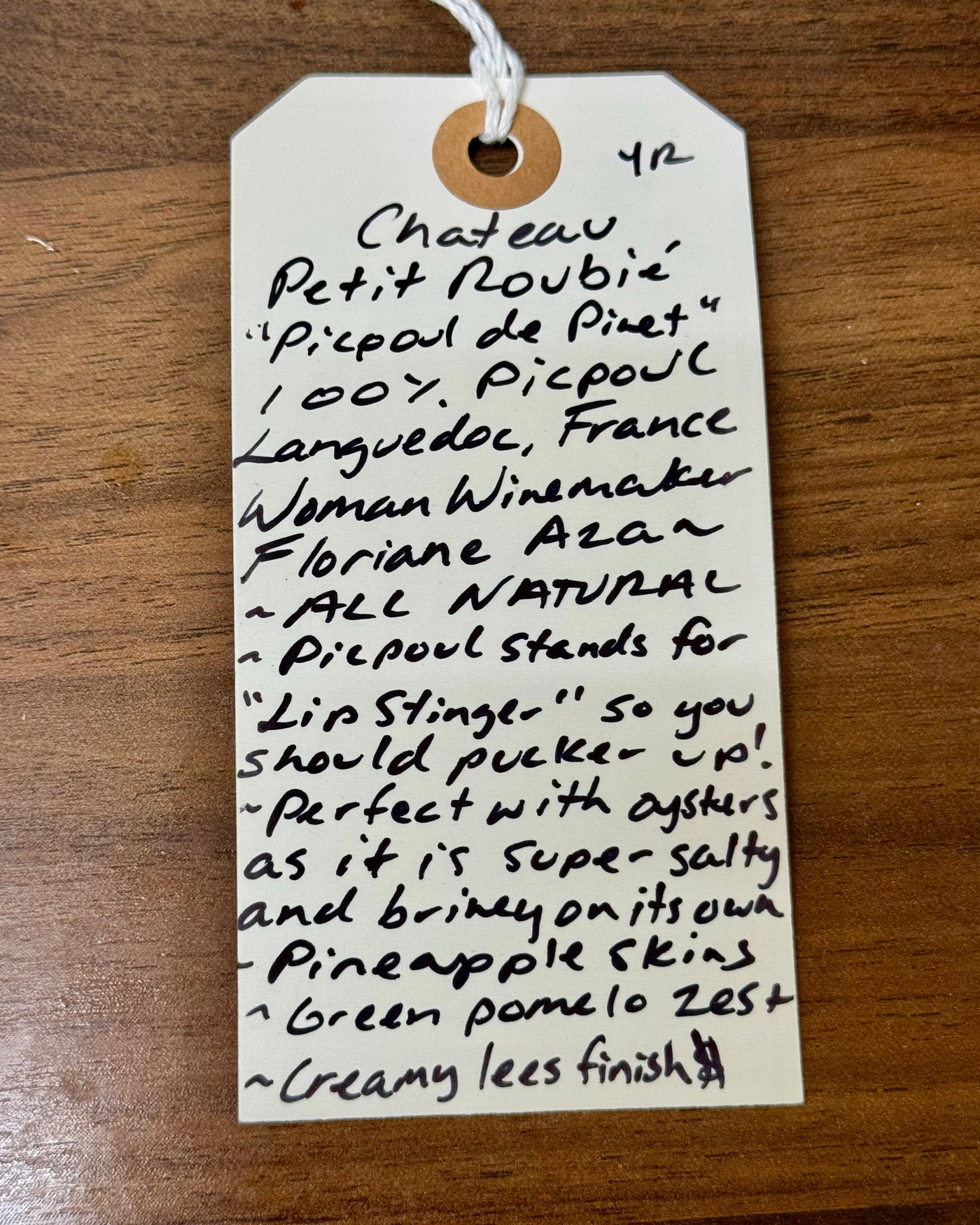 Chateau Petit Roubie Picpoul de Pinet