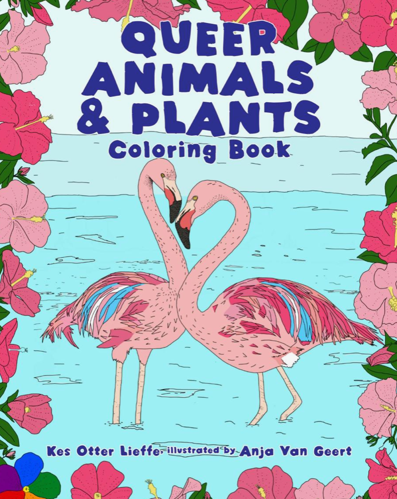 Queer Animals and Plants Coloring Book