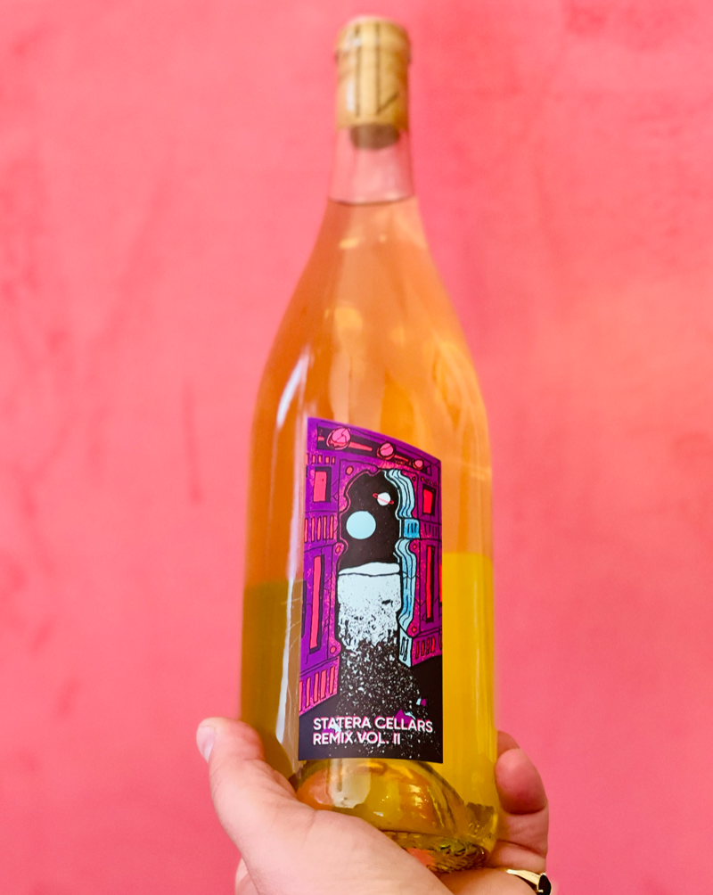 50% Chardonnay 50% Chenin Blanc Willamette, Oregon.  Woman winemaker - Meredith Bell. All natural. A plush rush of rich peaches and cream with a salty gravel topping. Granny Smith apple butter on a toasted poppyseed bagel. Dried jasmine. Limited and lovely.