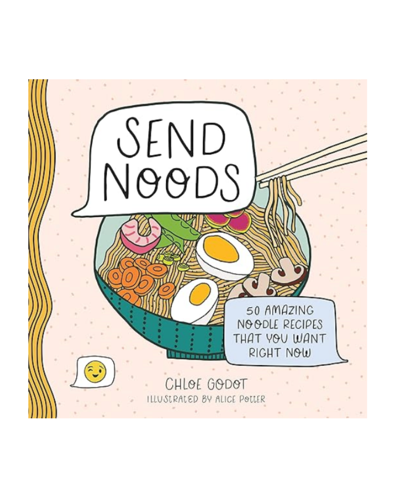 With 50 delicious recipes, each one hilariously named, Send Noods will delight your taste buds and tickle your funny bone as it fills your belly with noodles.