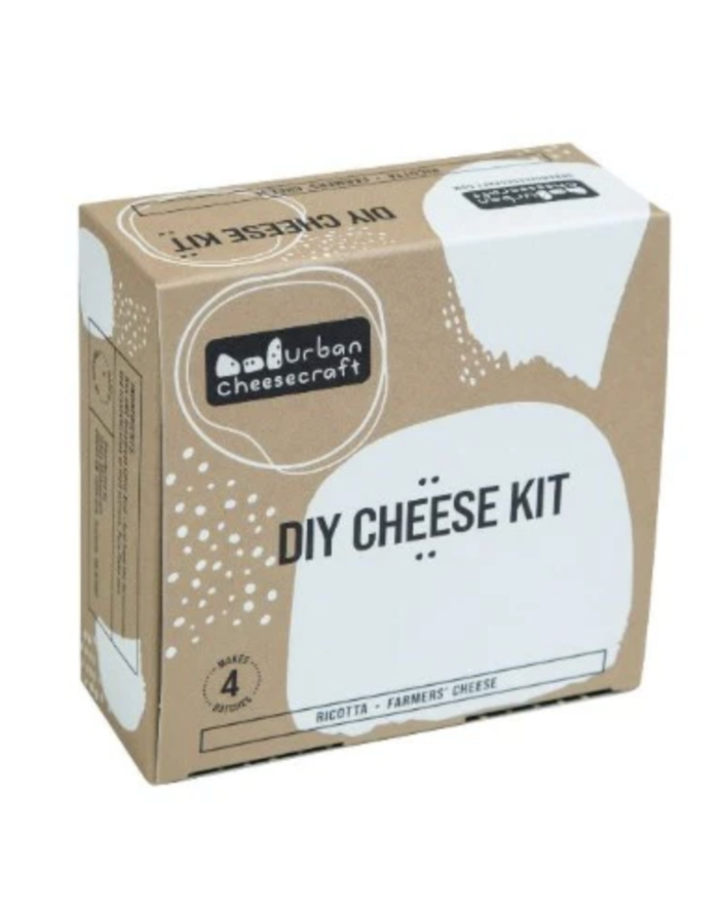 Mini Cheese Kit is the perfect starting point for beginners, kids and busy families. It is quick and fail proof so ideal for virtual and in person events. Makes 4 batches - 2 ricotta, 2 farmers' cheese Diets - The kit is gluten free, vegetarian and free of all allergens, including dairy (until milk is added).