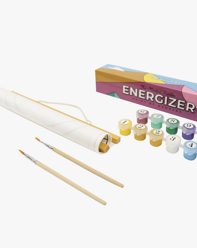 Re-energize yourself with this mindful paint by numbers set. This kit has everything you need to get started and bring tranquillity to your life by matching each colour paint to the numbers on your canvas.
