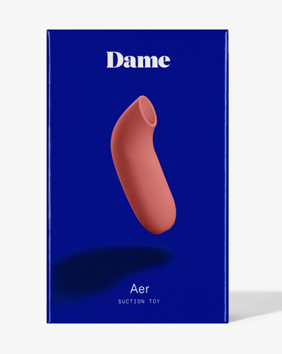 A powerful arousal tool for fans of oral stimulation. Aer creates thrilling pulses of air and a soft seal around your clitoris, so you can go all the way, right away. - Arousing Pulses - Medical Grade Silicone - Waterproof - 5 Patterns + 5 Intensities Aer isn’t a vibrator, it’s a whole nother adventure. Its pressure wave technology creates rhythmic pulses of air that’ll give even the most savvy, curious vibe users a unique thrill.