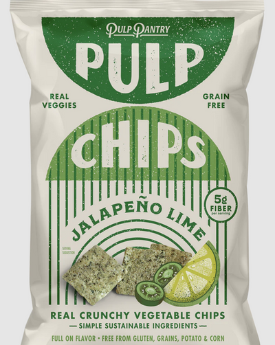 Slightly spicy and deliciously tangy, Jalapeño Lime pairs perfectly with guacamole, salsa, or your favorite dip. Try not to let your mouth water!  Made from wholesome ingredients including fresh vegetables and superfoods like chia seeds and lucuma. Under 150 calories per serving, 5g of fiber, and all of the mouthwatering flavor and crispiness you crave.  Vegan, gluten free, grain free.