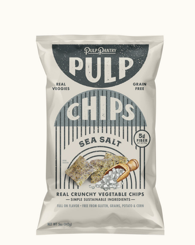 Gently salted, simple and perfect for pairing with any of your favorite dips.  Eight simple ingredients including real vegetables, cassava and superfoods like chia seeds. Under 150 calories per serving, 5g of fiber, and all of the crispiness you crave.