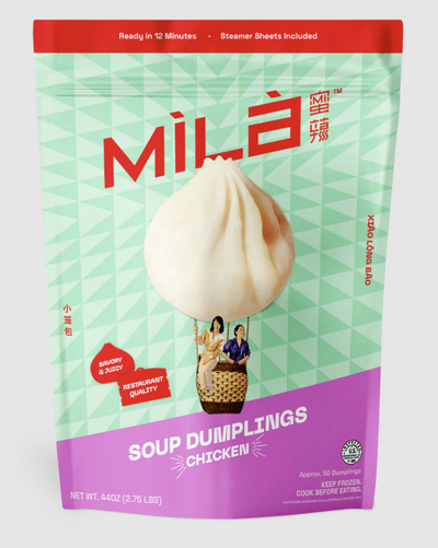 Best-selling soup dumplings, made with locally sourced pork, shrimp, and/or chicken, and a rich, savory broth. From freezer to table in a few short minutes, they’re perfect as an appetizer, main course, or even a midnight snack! (approximately 50 PCs in each bag).