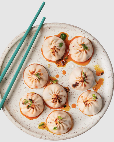 Best-selling soup dumplings, made with locally sourced pork and shrimp and a rich, savory broth. From freezer to table in a few short minutes, they’re perfect as an appetizer, main course, or even a midnight snack! (approximately 50 PCs in each bag).