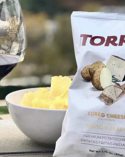 Imported from Spain, Torres Potato Chips are light and crispy with bold flavors. Fried in high quality Spanish oil, the taste is unparalleled. Torres chips are the perfect snack for those with food sensitivities, as all flavors are free of gluten, traces of peanuts and other nuts, lactose, or egg products.