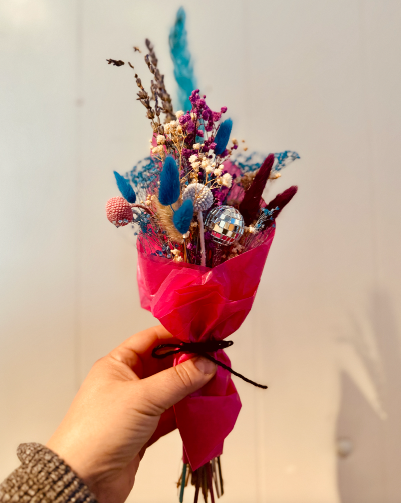 Feeling Lucky Flowers - Tiny Dancer - Disco Dried Mini Bouquet