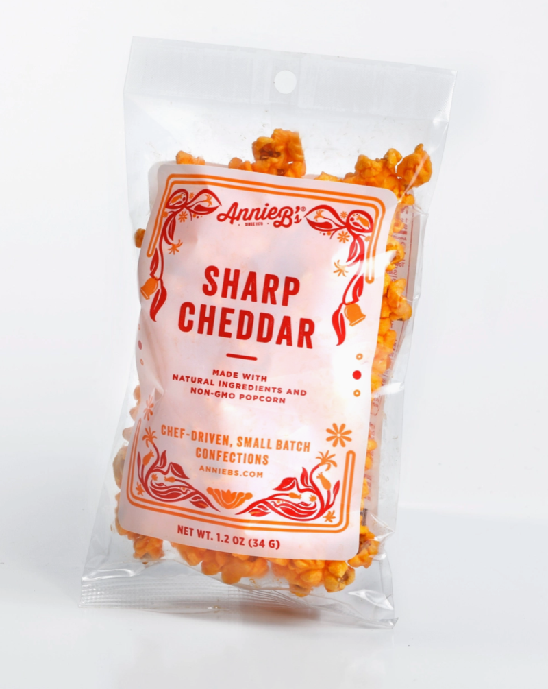 Annie B's Sharp Cheddar Pop Corn Bag