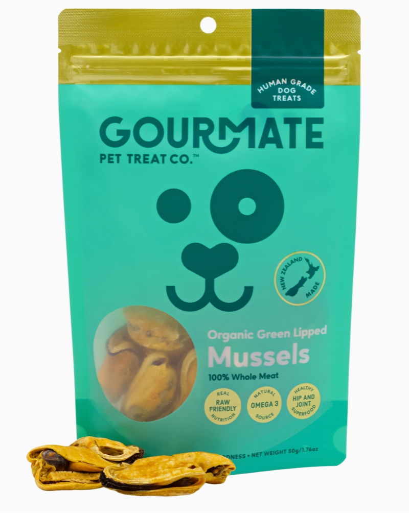 Gourmate Organic Green Lipped Mussels Dog and Cat Treats