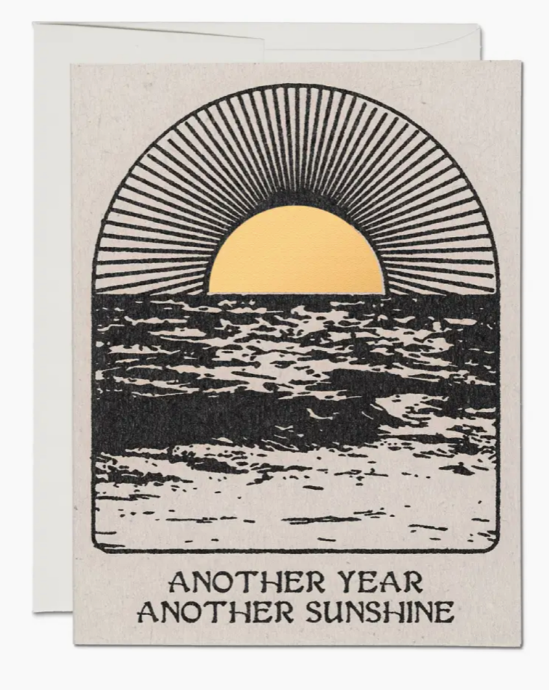 Another Year Another Sunshine Greeting Card