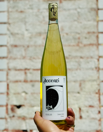100% Verdelho. Contra Costa County, California.  Woman winemaker -&nbsp;Lorenza Bazzano Allen. All natural. Soft like a down pillow and crisp like licking a lemon. White Peaches. Oyster shell saltiness and wild oregano. A pickle ball volley between a savory mineral power player and a juicy fruit prodigy!
