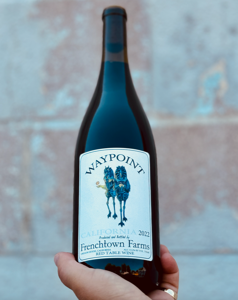 Grenache and Merlot Sonoma, California.  Woman winemaker - Cara Mockrish. All natural. Amphora aged. Fresh picked earthy wild mushroom medley. Red plum yum. Roasted green chili peppers with a reduced blackberry sauce drizzle.&nbsp; Little barnyard funkiness with a smooth jazz finesse.