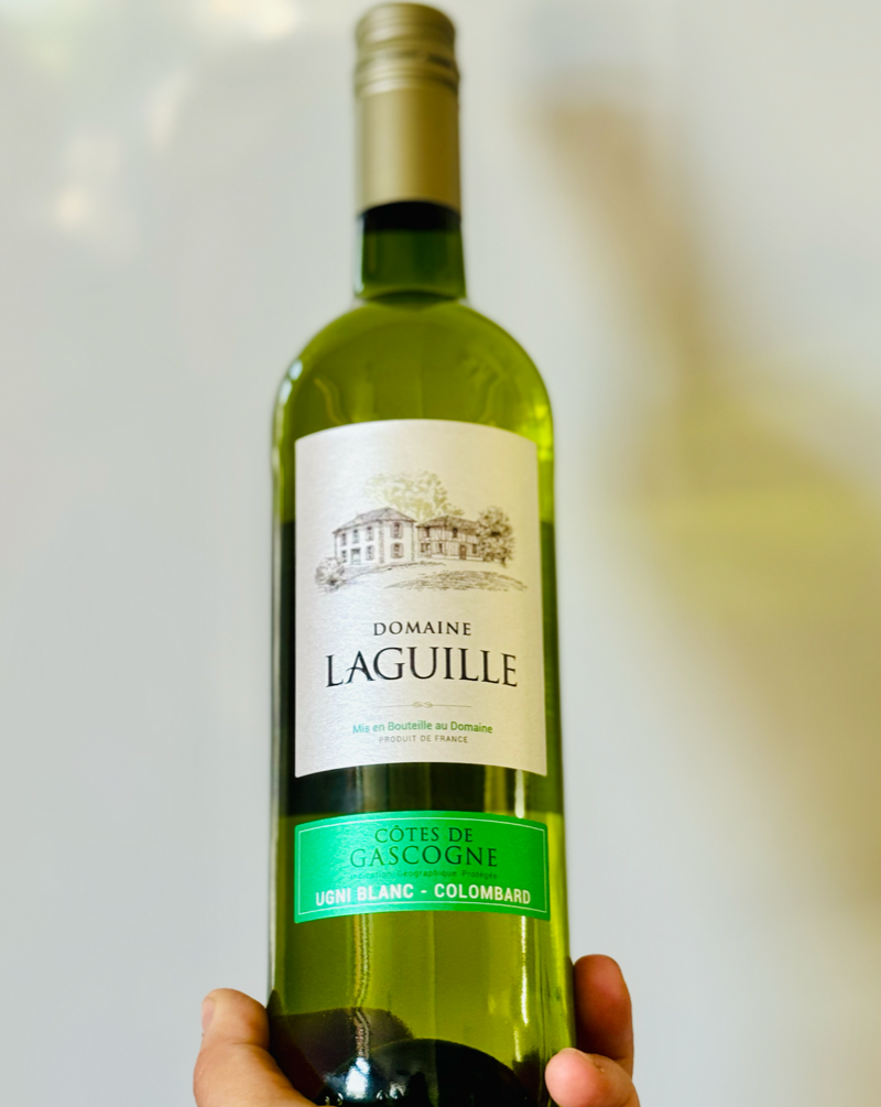 Colombard and &nbsp;Uni Blanc . Cote de Gascogne, France.  Woman winemaker - Colette Vignoli. All natural. Guava lava. Green melons drizzled with balsamic. Herbaceous and tangy tenacious. Green grassy and super mineral sassy. Tickle of spice. Keylime zest. Granny Smith apples. Awesome value.