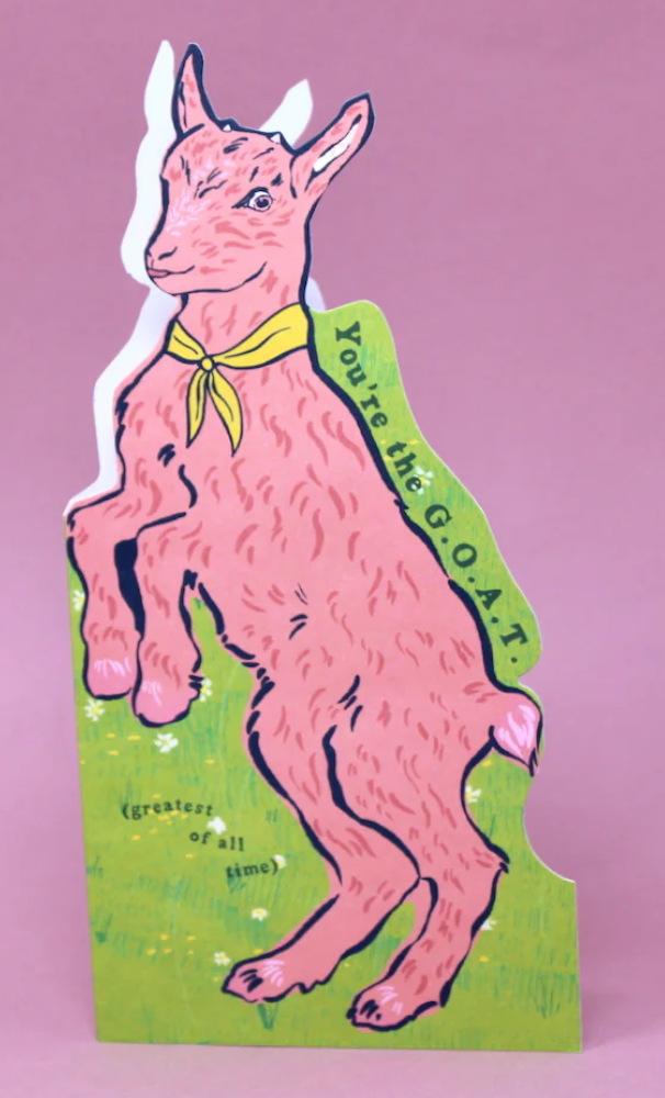 GOAT Shaped Greetings Card - ARK