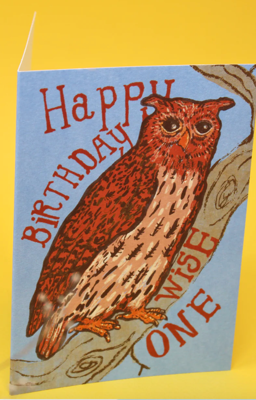Happy Birthday Wise One Greetings Card - ARK
