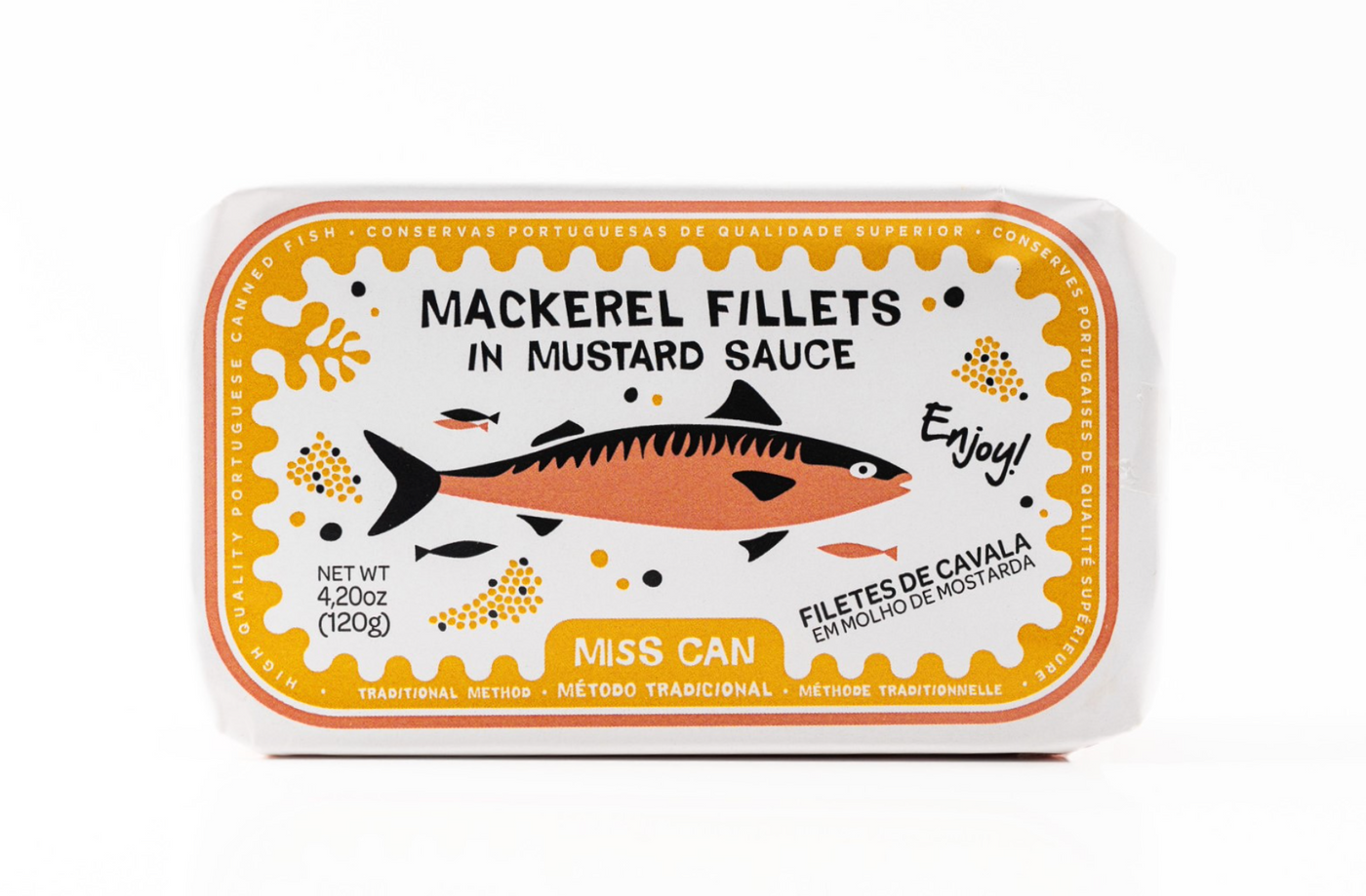 Miss Can by Tin2Table Mackerel Fillets with Mustard Sauce