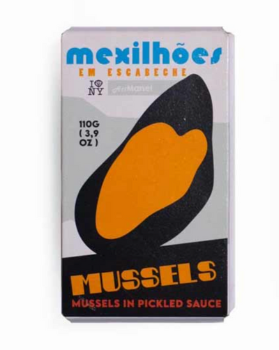 Meaty, plump, and perfectly balanced, these rich, sweet, and savory mussels are as timeless and delicious as it gets. Made in Galicia in the old way, the sauce is a classic escabeche, a medley of oil, vinegar and spice that predates modern Spain and harkens to a time when southern Iberia was part of the Islamic Empire called Al-Andalus (which became the name Andalusia).