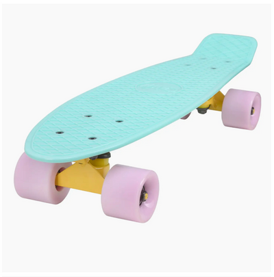 Cal7 Mini Cruiser with Swirl Wheels Penny Skateboard  22.5”