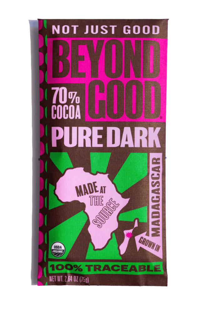 Beyond Good Chocolate Bar PURE DARK 70%