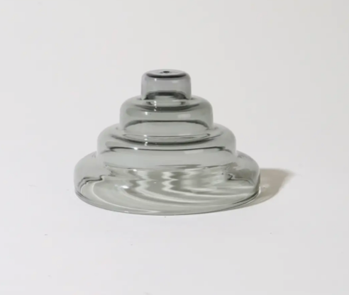 Yield Glass Meso Incense Holder - Grey