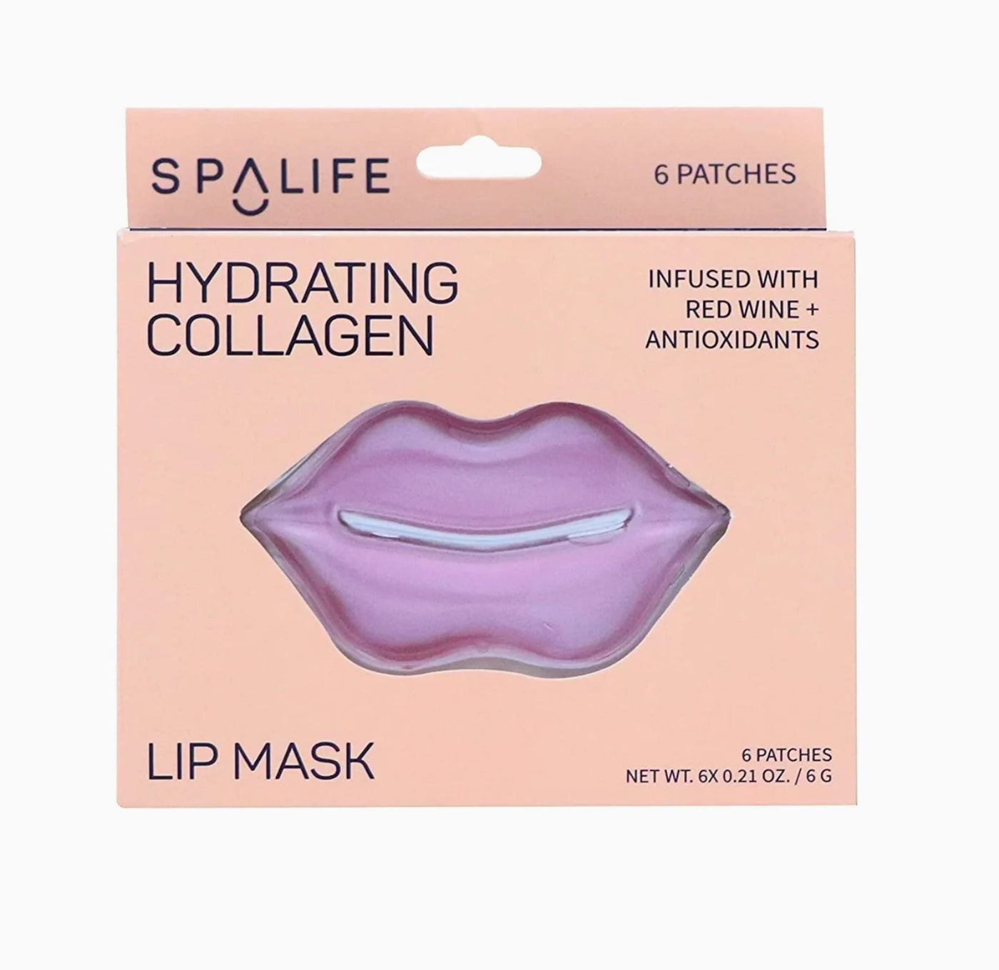 My SpaLife Hydrating Collagen & Red Wine Hydrogel Lip Masks 8 pack