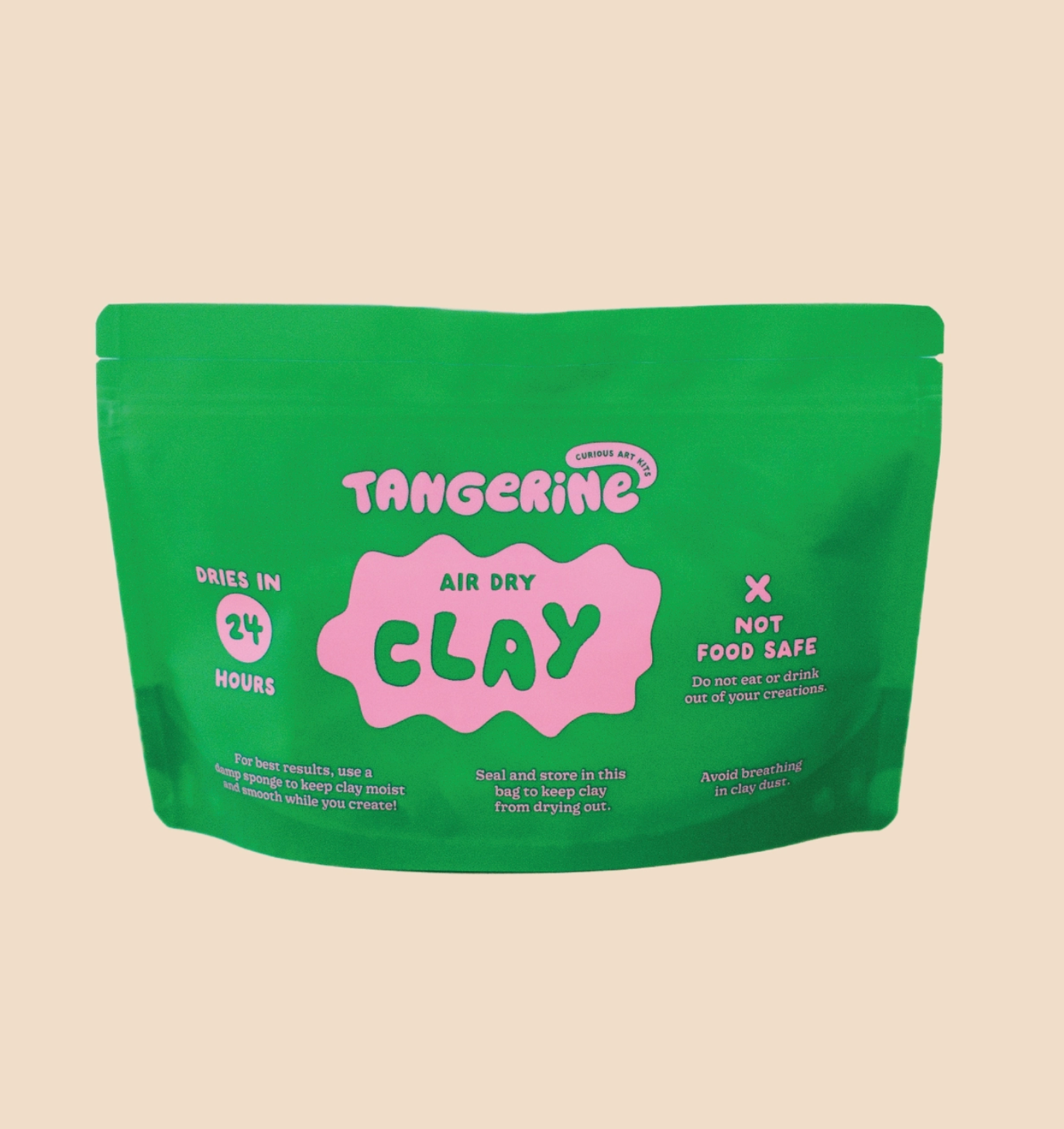 Tangerine Air-Dry Clay