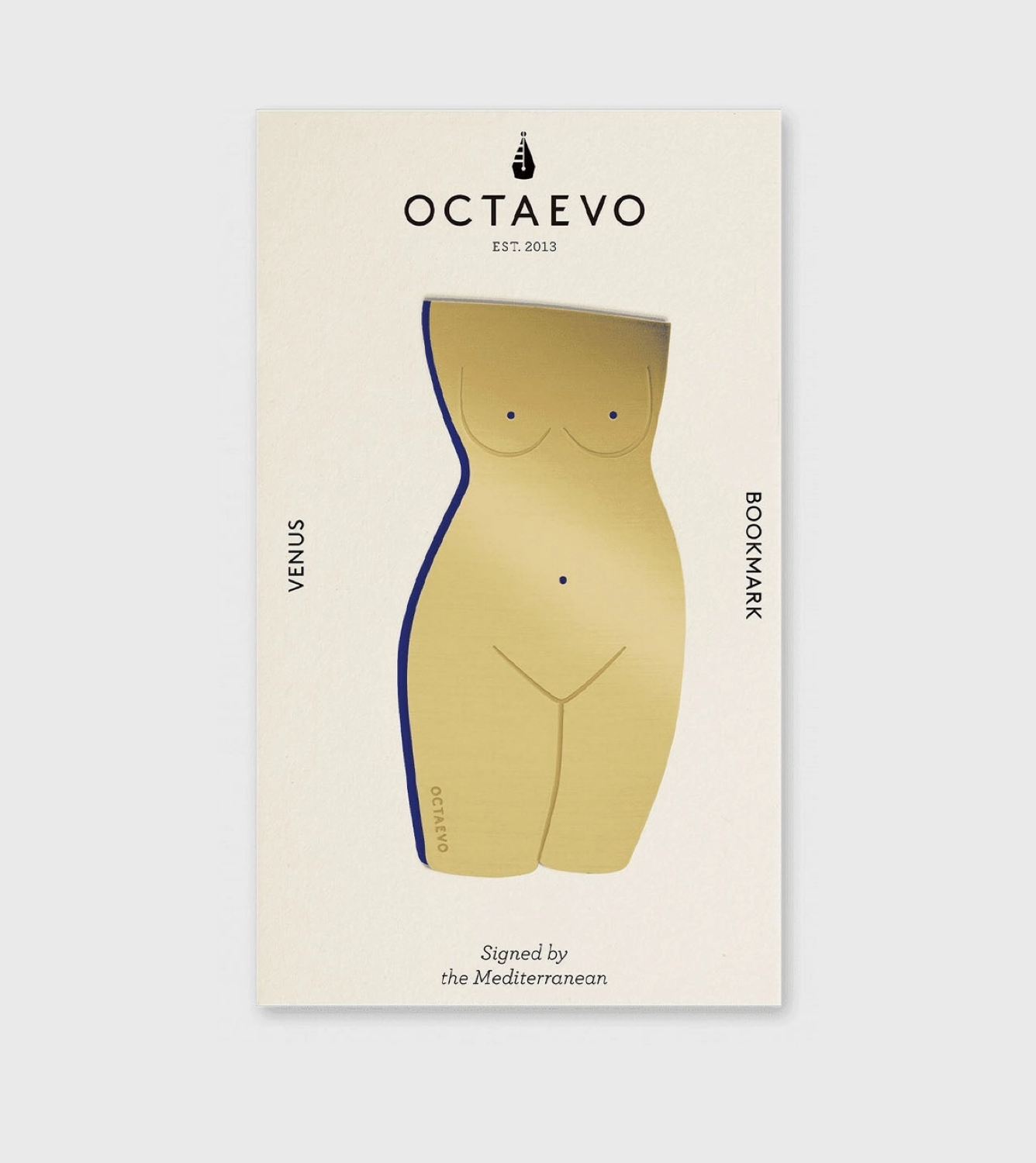 54 CelsiusOctaevo Bookmark Venus - Metal with Brass Finish