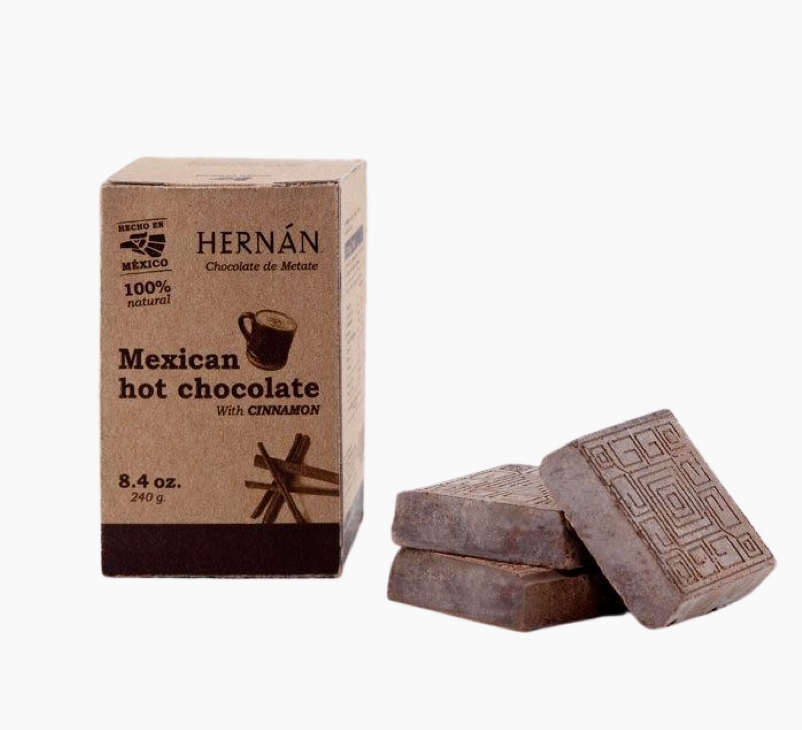 HERNÁN Cinnamon Mexican Hot Chocolate Square "Tablillas"