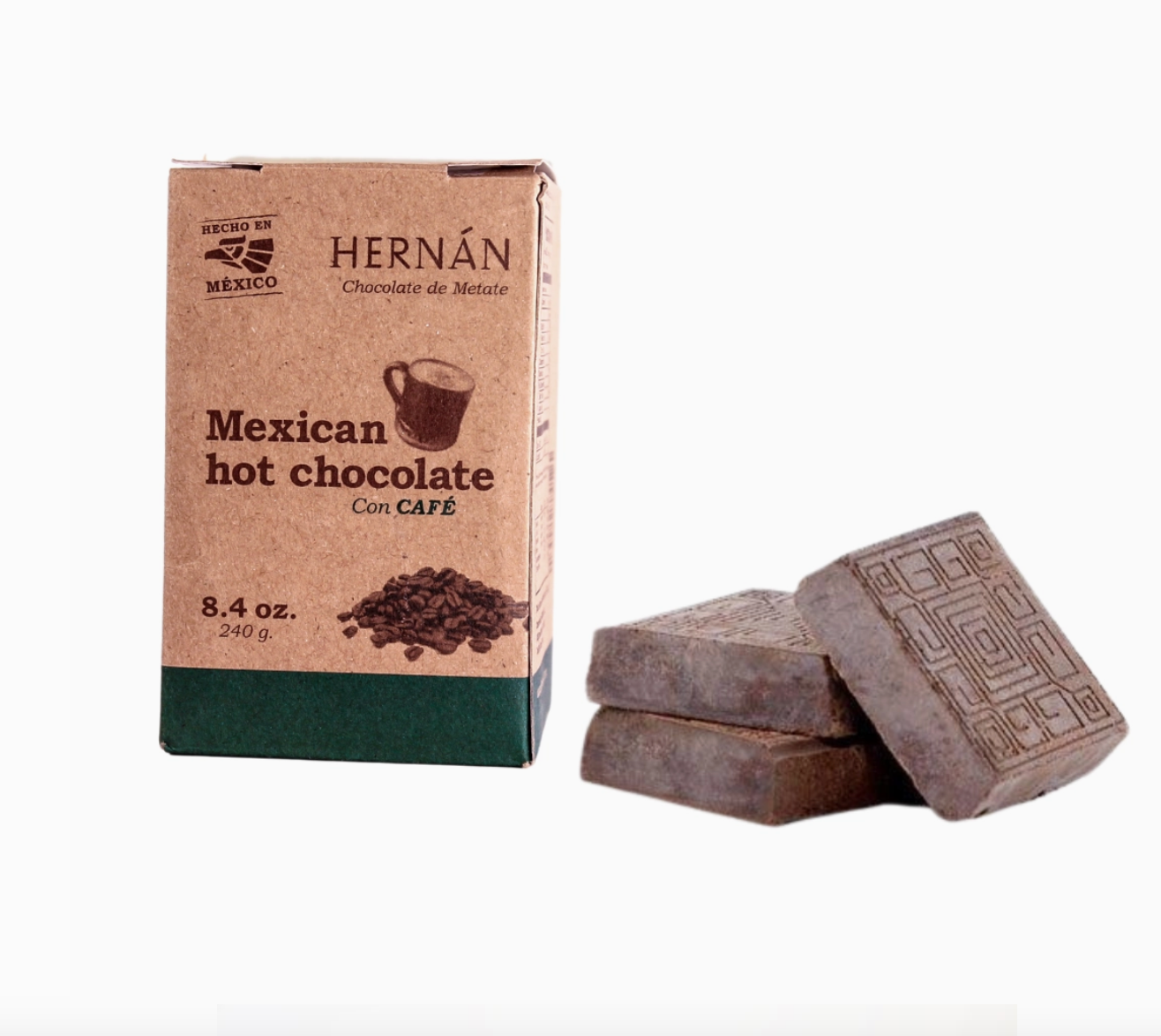 HERNÁN Mexican Hot Chocolate Con Cafe Tablillas