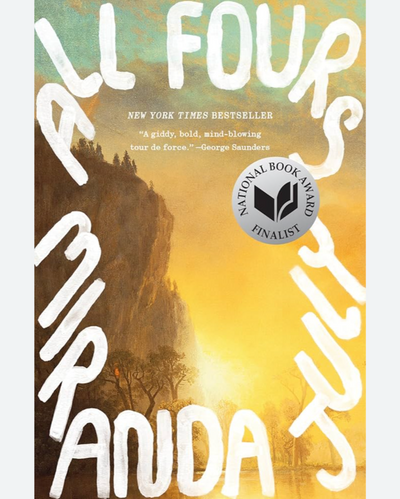 Book cover of 'All Our Affairs' with a mountain and sunset illustration, featuring the National Book Award Finalist badge.