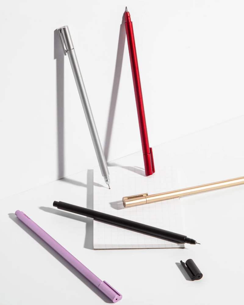 Poketo Apex Pens Pack in Metallic Set of 5