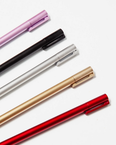 Poketo Apex Pens Pack in Metallic Set of 5
