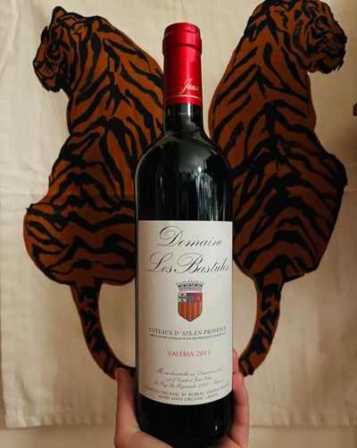 70% Grenache, 30% Cabernet Sauvignon. Provence, France.   Woman winemaker - Carol Salen. All natural. Complex black fruit compote. Smooth velvet liquid love. Old vine and fine! Roasted caramel covered blackberries. Layered leather. Stewed figs in spices.