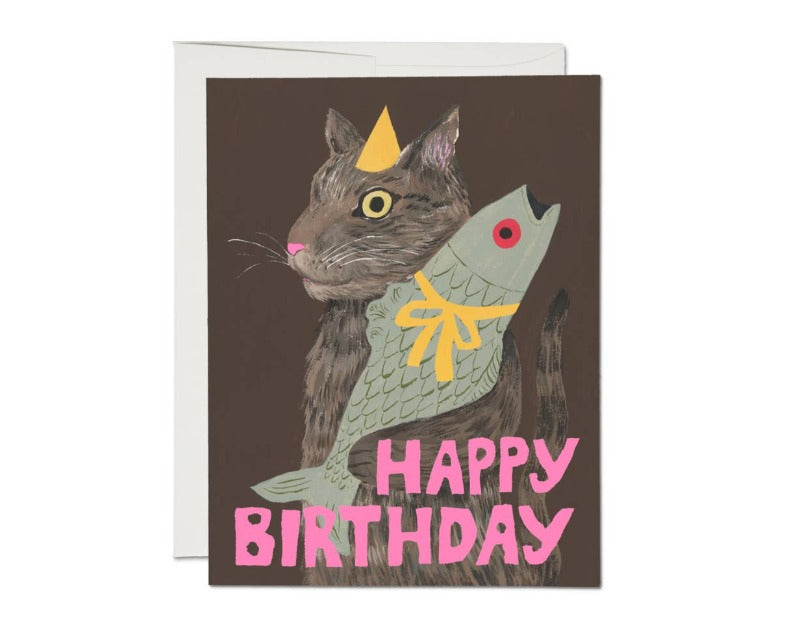 Cat's Delight Happy Birthday Card