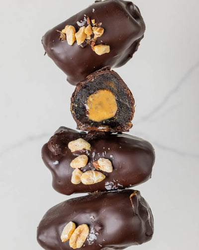 Date Better Peanut Butter Crunch Dark Chocolate Covered Dates
