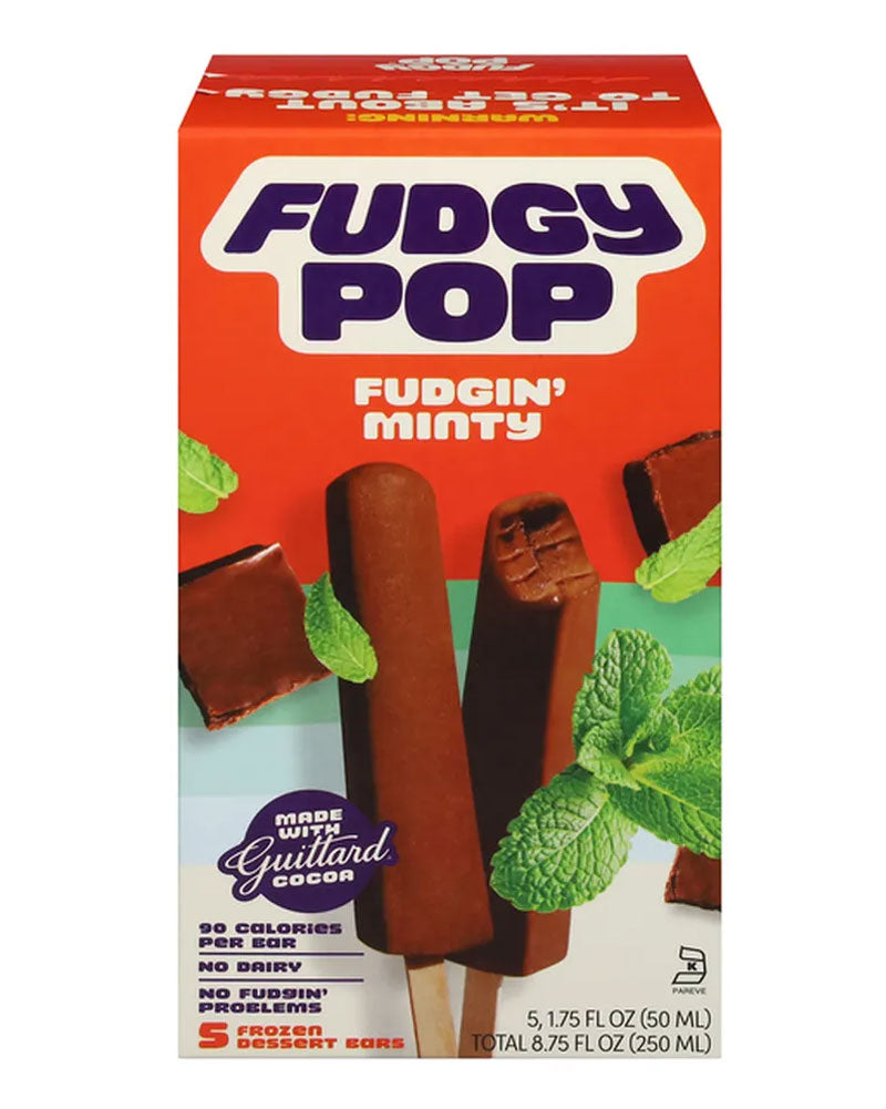 Fudgy Pops Fudgin' MINT Frozen Fudge Pops