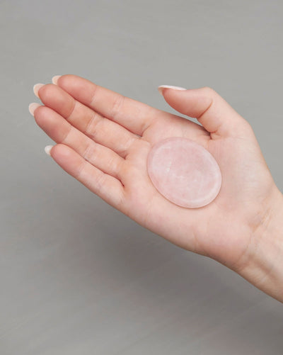 This product can be used as a holistic tool for enhancing one’s wellness practice.
The soft, matte finish of the oval-shaped stone is a sophisticated, yet approachable take on the traditional polished worry stone.
Each crystal is curated based on its metaphysical properties