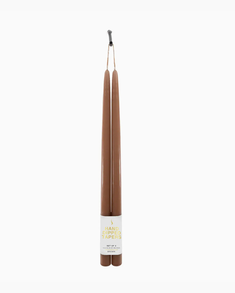 ENVIRONMENT Taper Candles 12" - Assorteed